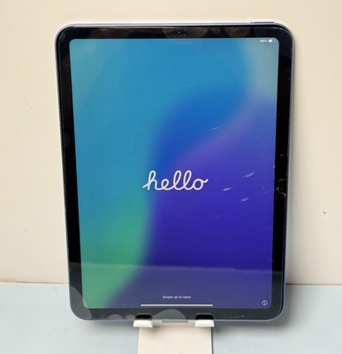 Apple iPad 10.9" 10th Gen 2022  64GB, Wi-Fi, A2696 Blue 100% batt-Excellent