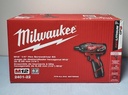 [10705-3] Milwaukee 2401-22 12V Li-Ion 1/4" Cordless Drill w/ (2) 1.5Ah + Charger -New