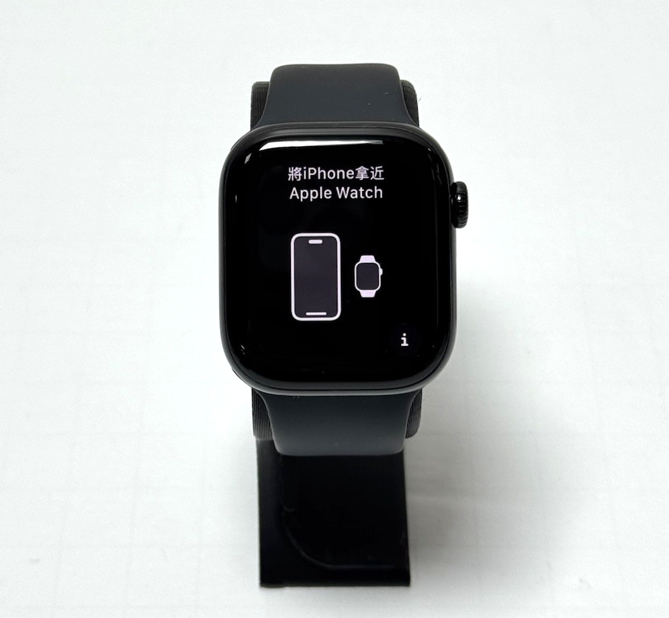 Apple Watch Series 10 GPS+Cell Jet Black Aluminum Case, Black Sport Band - 42MM