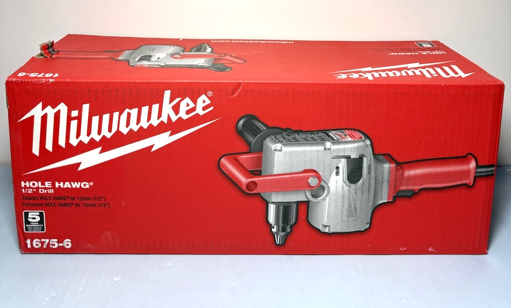 Milwaukee 1675-6 7.5 Amp 1/2 in. Hole Hawg Heavy-Duty Drill- Brand New