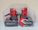 [10740-2] Milwaukee 48-11-2450 12V Lithium-Ion High Output 5Ah Battery 2 Pack -New