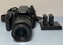 [10851-1] Canon EOS Rebel T6 w/ EFS 18-55mm Lens, Charger & 2 Batteries