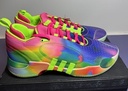 [10894-1] ADIDAS SM D.O.N. ISSUE 5 UNISEX TIE DYE BASKETBALL SNEAKERS M 12-W 13 IH8345