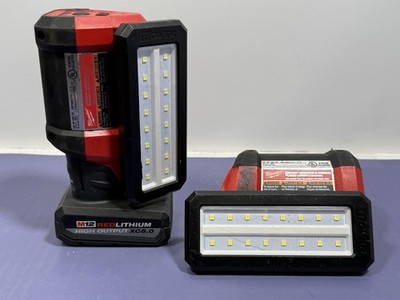 Milwaukee 2367-20 (Lot of 2) M12 W/ XC5.0 M12 Batt ROVER Magnetic Flood Lights