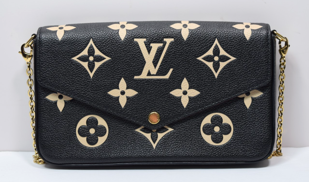 Louis Vuitton Felicie Pochette Bicolor Monogram Empreinte Giant - M82479