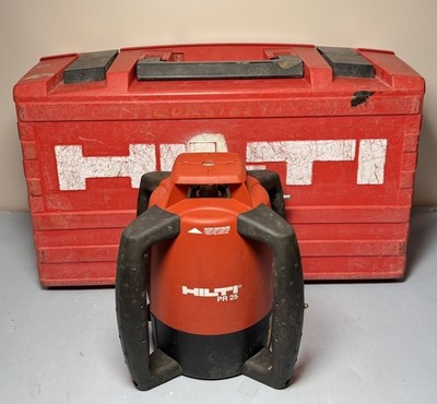 Hilti PR 25 Rotary Laser Level with case and batteries