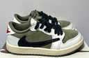 [11075-2] Jordan 1 Retro Low OG SP (PS) D05442-200 Travis Scott Medium Olive US Size 12C