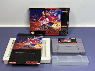 Disney's Aladdin (Nintendo SNES, 2006) - CIB -Complete In Box - 100% Authentic!