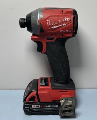 Milwaukee 2853-20 M18 FUEL 1/4" HEX Impact Driver w 2.0Ah battery