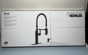 [8320-2] Kohler Sous Pro Faucet  Matte Black Finish With Soap Dispenser R10651-SD-BL NEW