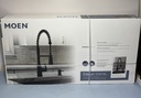 [11179-3] Moen Edwyn 87807BL Pulldown Kitchen Faucet - Matte Black-New Sealed