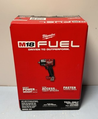 Milwaukee 2962-20 M18 FUEL™ 1/2" Mid-Torque Impact Wrench -Tool only-New