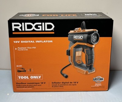 Ridgid R87044 18V Digital Inflator - Tool Only