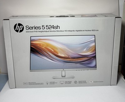 HP Series 5 524sh FHD Height Adjust Monitor - 23.8" FHD (1920 x 1080) - NIB