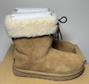 [11355-2] UGG Sarissa Shearling Short Boot Women's 1153511-CHE Chestnut US 8, EU 39 -New