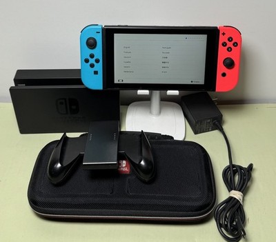 [11815-1] Nintendo Switch Video Game Console HAC-001(-01) Red/Blue Great Preowned