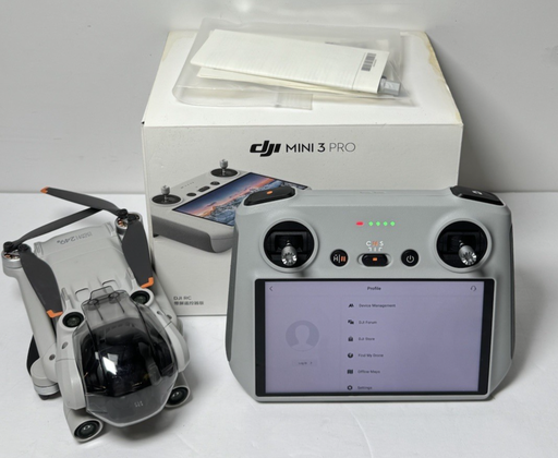 [11611-1] DJI Mini 3 Pro Drone Quadcopter w/ DJI RC (RM330) w/ 1x Battery *No Chargers*