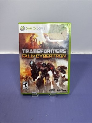 Transformers: Fall of Cybertron (Microsoft Xbox 360, 2012) With Manual (Working)