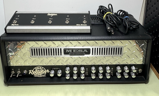 [12058-1] Mesa Boogie Dual Rectifier Solo Head 3Chan,100Watt Guitar Amp Head w Footswitch