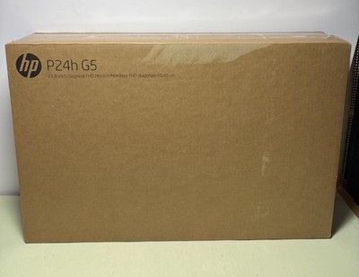 [12168-2] HP P24h G5 23.8" 64W34AA FHD IPS 75Hz LCD Monitor - New Sealed