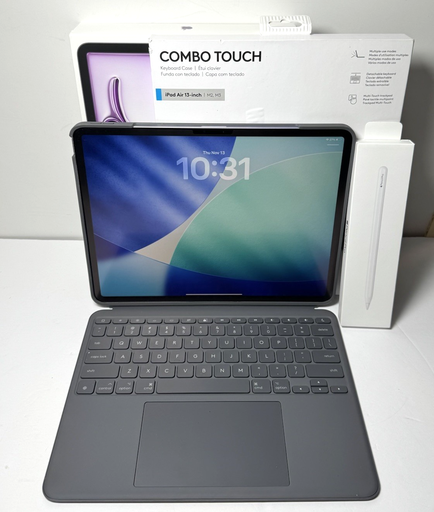[12189-1] Apple iPad Air 13-inch (M3) WiFi Purple A3268 MCNL4LL/A + Keyboard+ Pencil