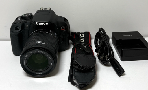 [11812-1] Canon EOS Rebel T5i with EF-S 18-55mm Lens+ Charger, battery, strap