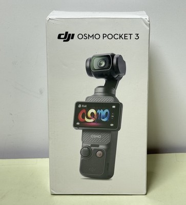 [12269-1, 12283-1] DJI Osmo Pocket 3 3-Axis Stabilized 4K Handheld Cam w Rotatable Touch-New
