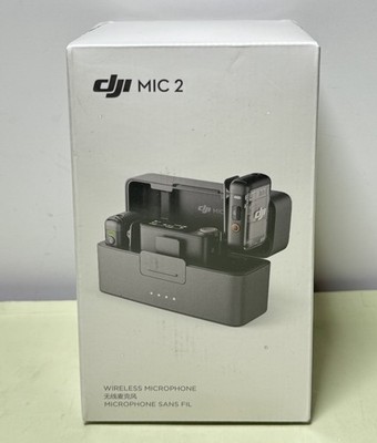 [12283-2] DJI-Mic 2 Wireless Omnidirectional Microphone System Black-New Sealed