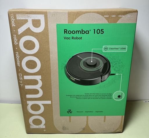 [12339-1] iRobot Roomba 105 Vac Robot Vacuum -New Sealed