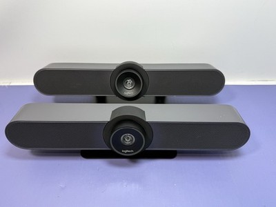 [frb] 2 x Logitech MeetUp V-R0007 Black Bluetooth Speaker 5x HD Zoom Conferencing
