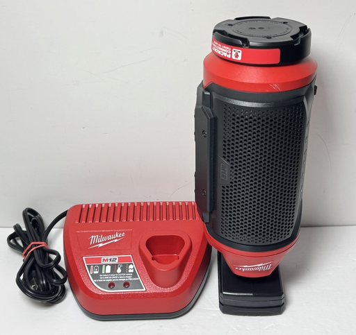 [12362-3] Milwaukee 2955-20 M12 12V PACKOUT Bluetooth Jobsite Speaker W batt+charger