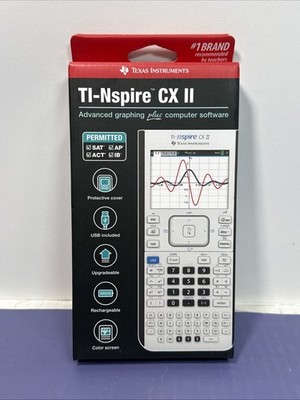 [12588-2] Texas Instruments TI Nspire CX II  Graphing Calculator New NIB Sealed