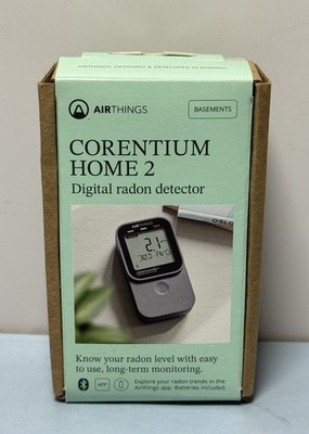 [12588-3] Airthings Corentium Home 2 Radon Detector - BRAND NEW