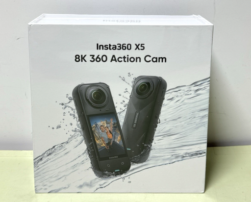 [12513-1] Insta360 X5 Waterproof 8K 360° Action Camera - New Sealed