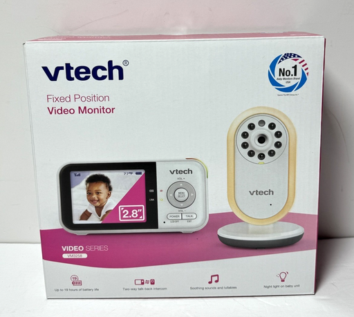 [12515-2] New VTech 2.8" Fixed Position Video Baby Monitor VM3258