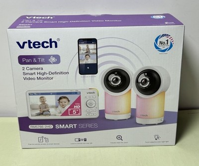 [12515-3] Vtech UM5766- Pan & Tilt  Smart HD 2 Camera + Video Monitor- Brand New