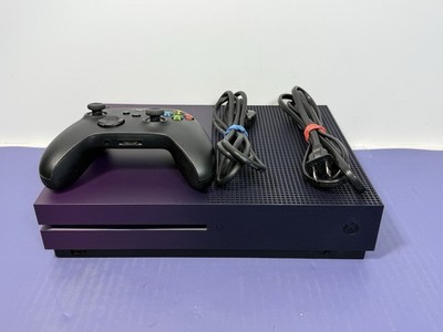 [12568-2] Microsoft Xbox One S 1TB Special Fortnite Ed.  With Controller and Cables