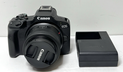 [12711-1] Canon EOS R50 24.2MP Mirrorless Camera Bundle RF-S 18-45mm w/batt&charger