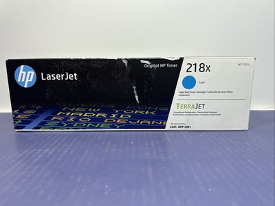 [12835-3] HP LaserJet 218x Cyan High Yield Toner Cartridge W2181X Manufactured 07/25