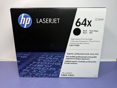 [12835-6] Genuine HP 64X (CC364X) Black High Yield Original LaserJet Toner MFD 08/22/2025