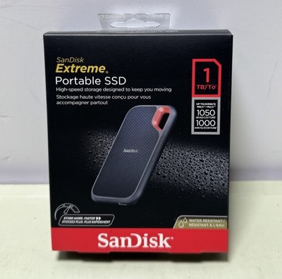 [12888-3] SanDisk Extreme Portable 1TB USB-C to USB-A SSD SDSSDE61-1T00-G25-New Sealed