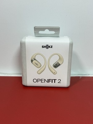 [12974-1] Shokz OpenFit 2 Open Ear True Wireless Earbuds Beige T920 New (6974)