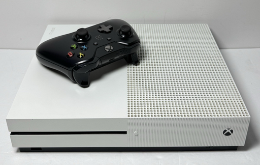 [12980-2] Xbox One S 1TB Console 1681 White w/controller, power cable, HDMI - Tested
