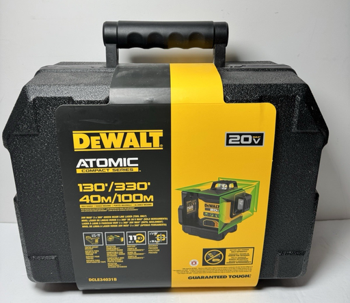 [13008-1] DEWALT DCLE34031B 20V Li-Ion Cordless 3-Beam 3-Plane Line Laser Level