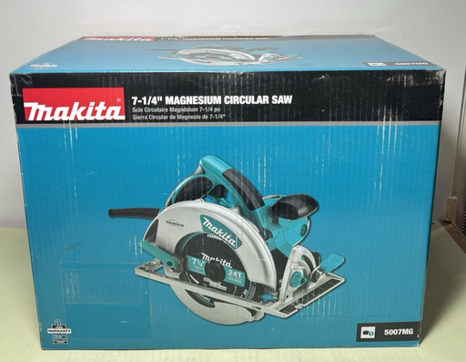 [13046-2] Makita 5007MG 7-1/4 inch Magnesium Circular Saw with LED Light, Hard Case-New
