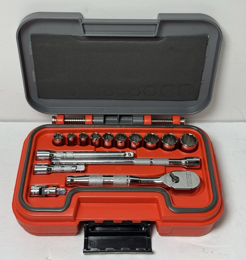 [13075-1] Proto J47115AS 1/4" Drive 15-Piece Shallow Socket SAE 12 Point AERO