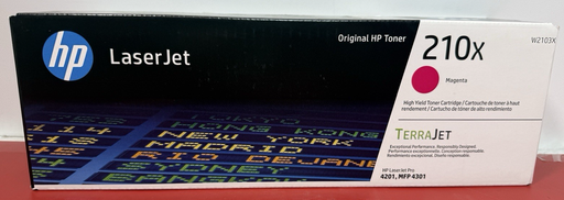 [13138-8] W2103X 210X Magenta High Yield Toner - HP LaserJet Pro Manufactured 07/25