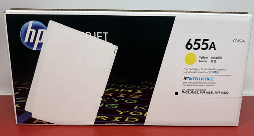 [13138-5] HP 655A Yellow Toner Cartridge Brand New Factory Sealed - Manufactured 8/25