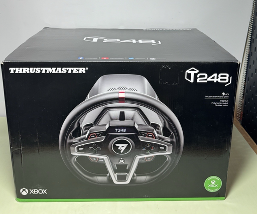 [I-1322] Thrustmaster T248 Racing Wheel & Pedals - Black-Brand New Sealed.