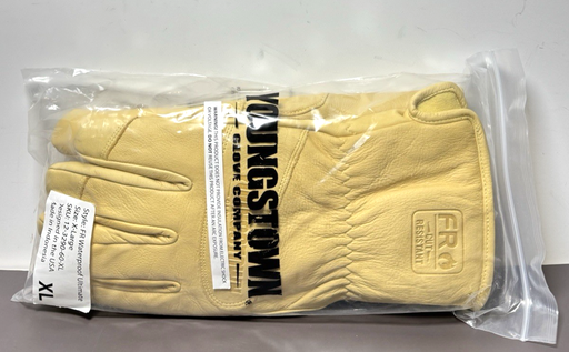 [13115-1] Youngstown Glove Co FR Ultimate WP Utility Glove, Light Tan, XL, 1 PR